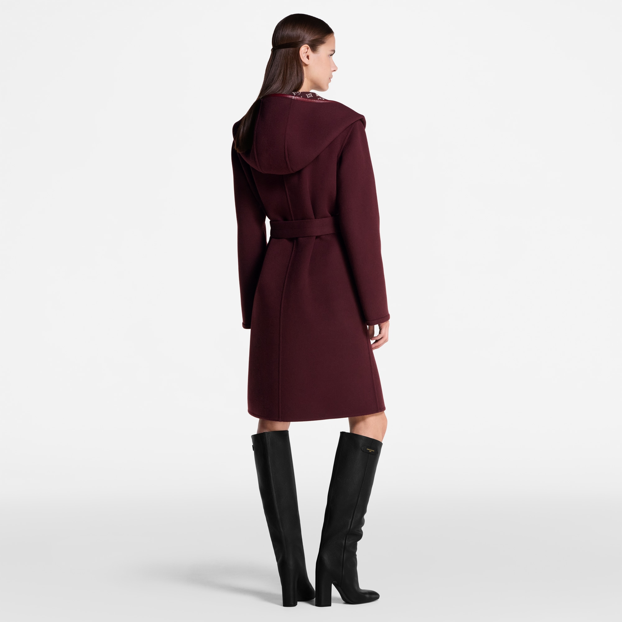 Signature Long Hooded Wrap Coat - Women - Ready-to-Wear | LOUIS